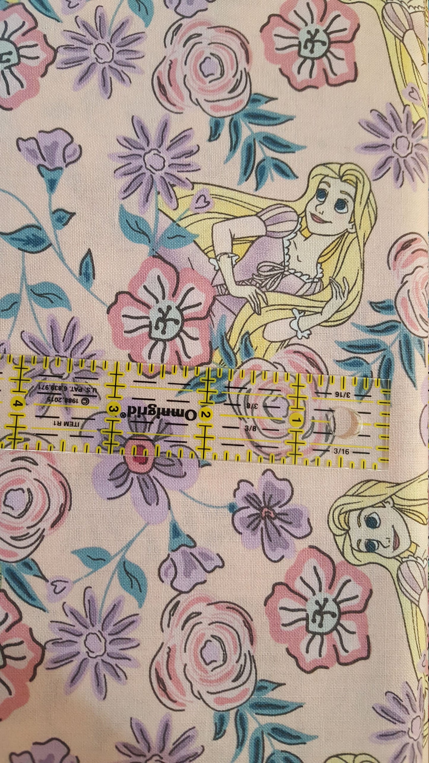 Disney clearance Princess Cotton fabric Snow White Aurora Bell Ariel Jasmine Mulan Cinderella Rapunzel