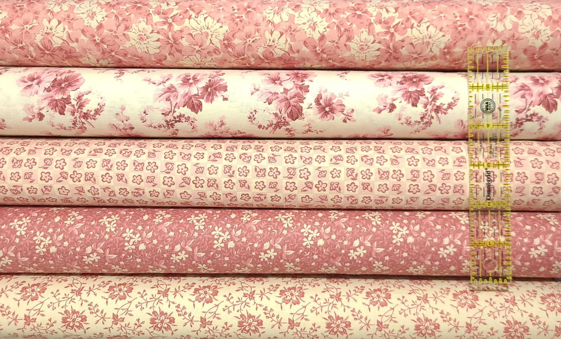 Hope chest clearance pink florals 100% Cotton fabric by the yard