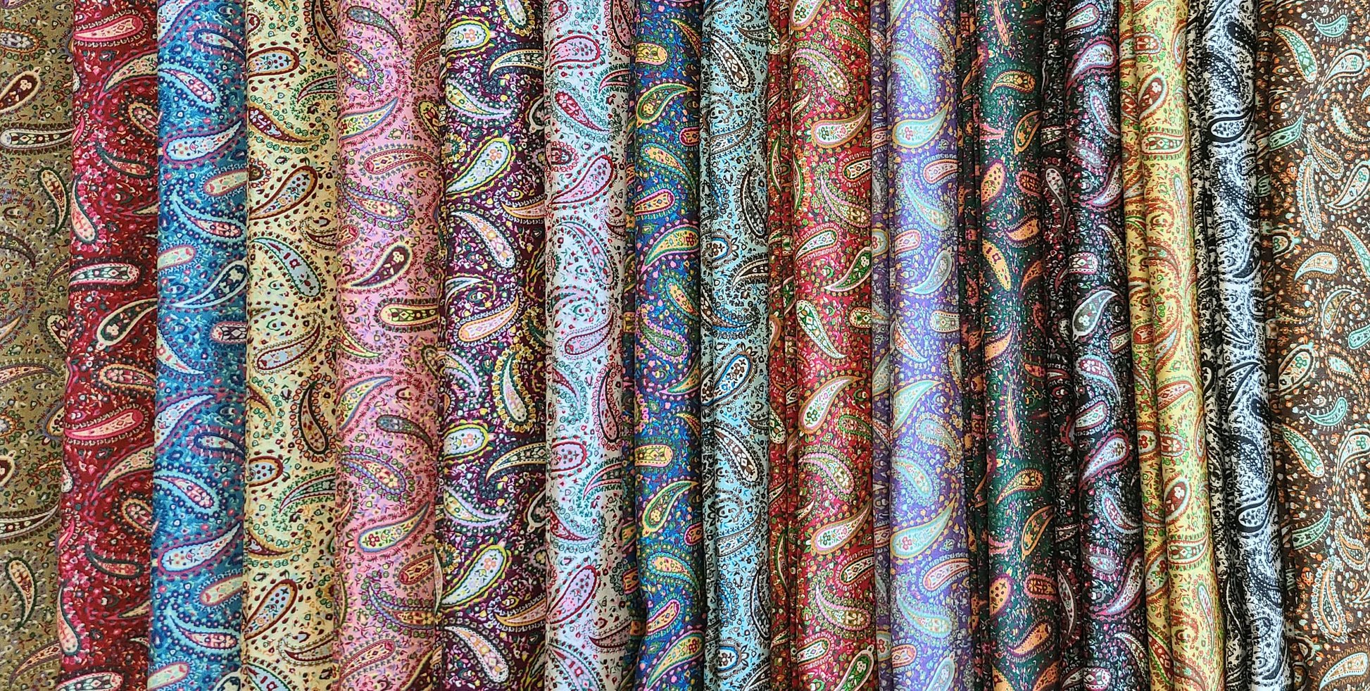 Perfect paisley clearance fabric 100% cotton fat quarter, half yard, by the yard